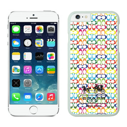 Coach In Confetti Signature Multicolor iPhone 6 Cases FBC